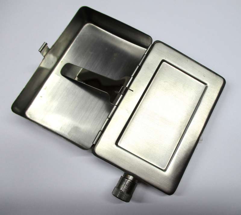 Vintage combination flask and cigarette holder