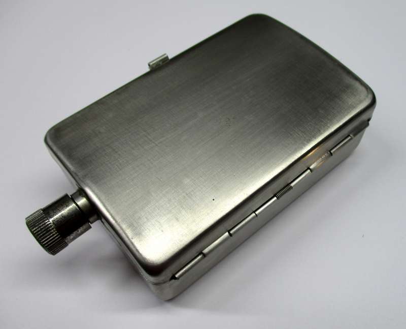 Vintage combination flask and cigarette holder