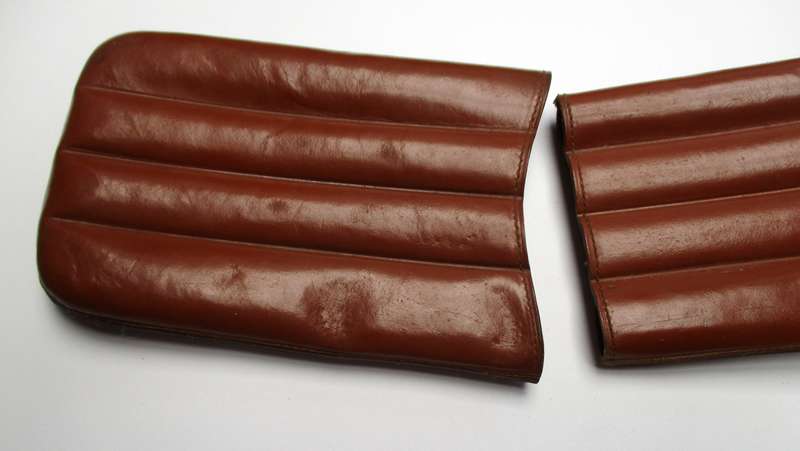 Vintage Leather Cigar Wallet / Case / Pouch - Four Finger "BBB"