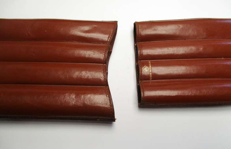 Vintage Leather Cigar Wallet / Case / Pouch - Four Finger "BBB"