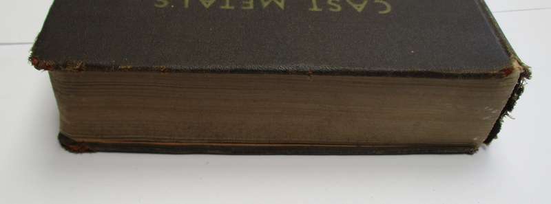 Cast Metals Handbook 1944 WW2 Edition - American Foundrymen's Assoc. Chicago, USA
