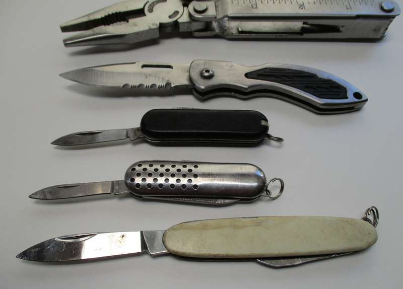 Knife Lot - includes multitool