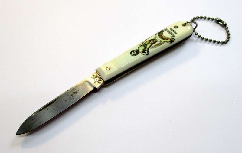 Vintage pocket knife / Brussels - Belgium tourism - Manneken-Pis Bruxelles