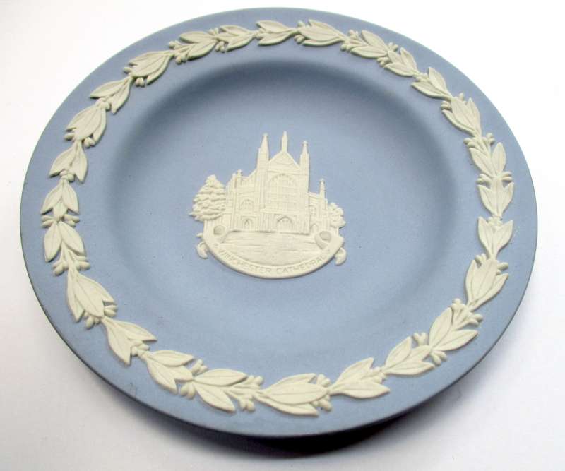 Blue Wedgewood - Winchester Cathedral - Pin dish