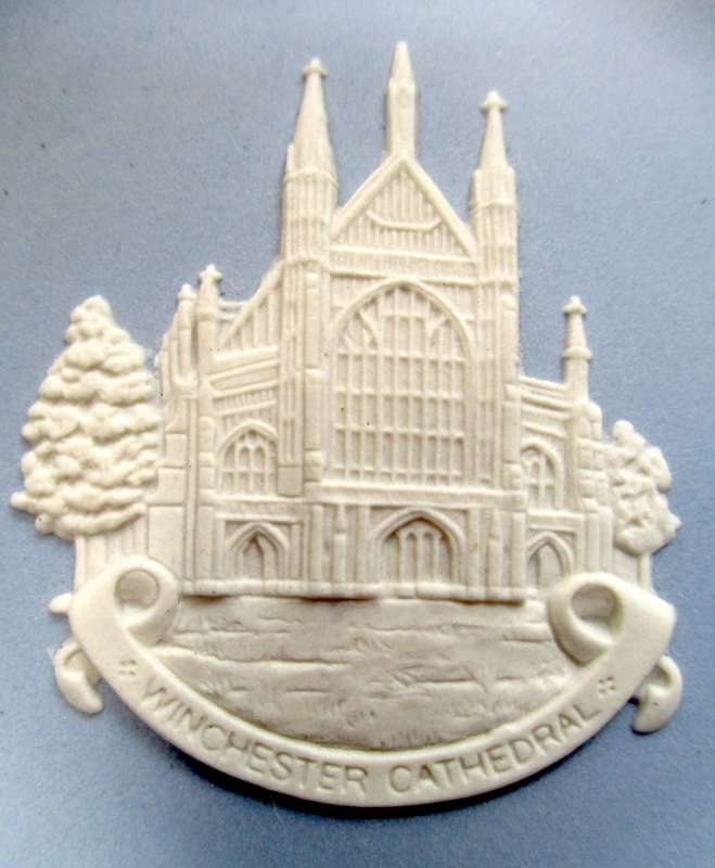 Blue Wedgewood - Winchester Cathedral - Pin dish