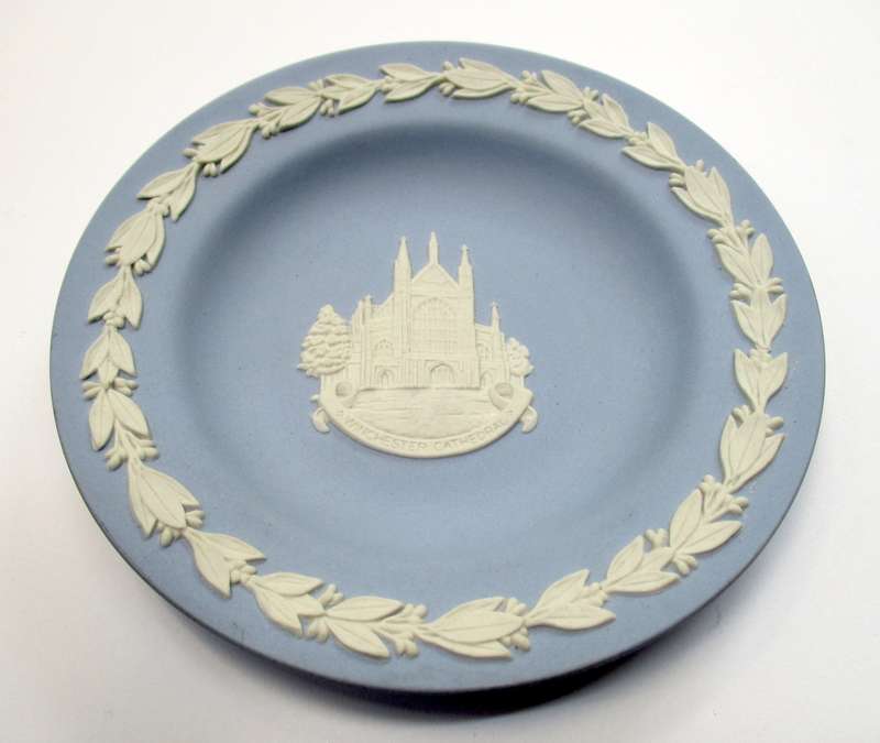 Blue Wedgewood - Winchester Cathedral - Pin dish