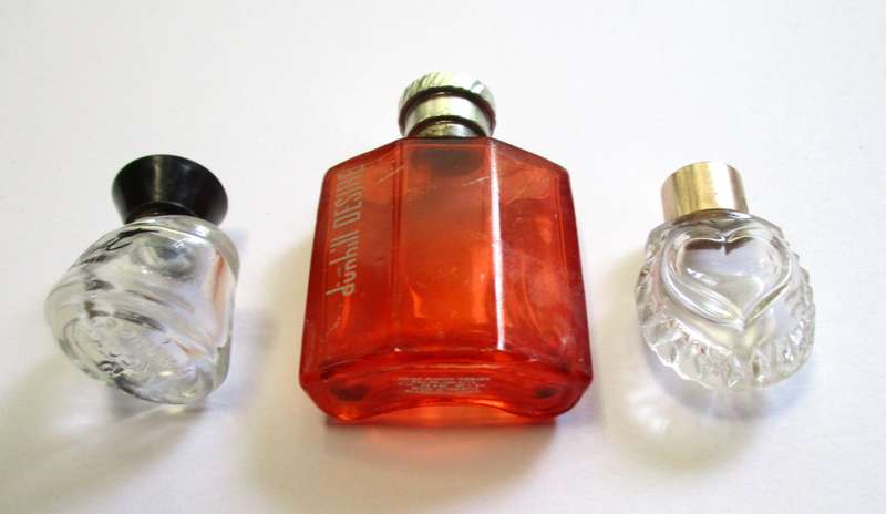 Lot of small perfume bottles - Empty - Dunhill / Lacome