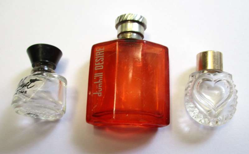 Lot of small perfume bottles - Empty - Dunhill / Lacome