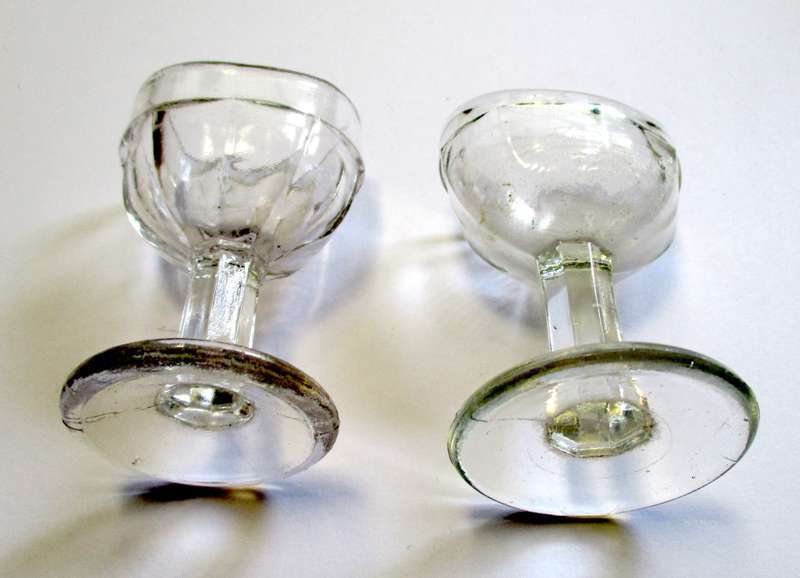 Vintage Eye Bath Pair - Glass