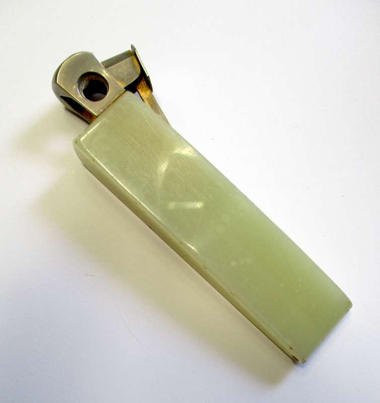 Vintage Cigar Cutter - Made in Solingen, Germany by Vonatus - Marble handle
