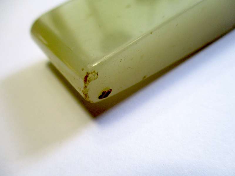Vintage Cigar Cutter - Made in Solingen, Germany by Vonatus - Marble handle