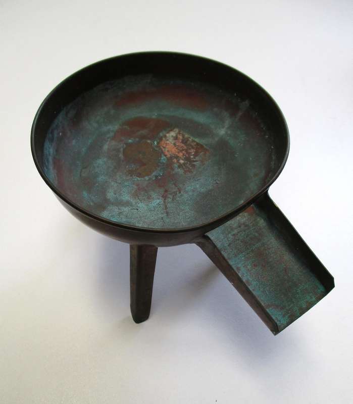 Antique / vintage copper melting pot ? Butter / lard ?