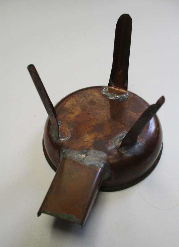 Antique / vintage copper melting pot ? Butter / lard ?