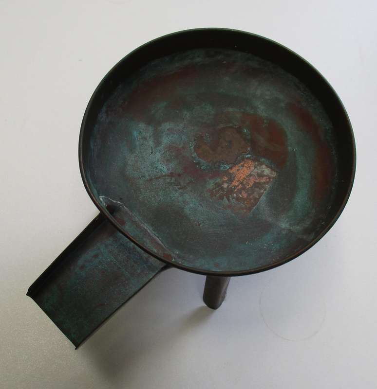 Antique / vintage copper melting pot ? Butter / lard ?