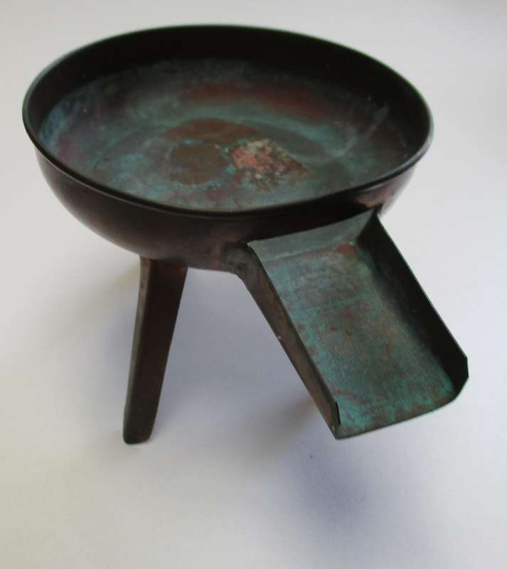 Antique / vintage copper melting pot ? Butter / lard ?