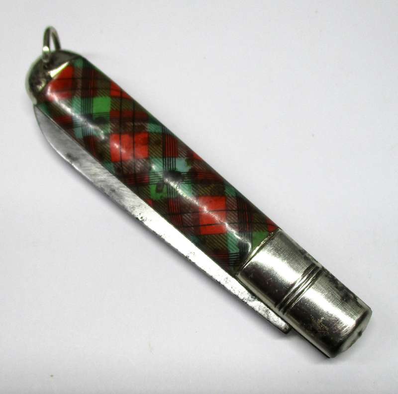Vintage Tartan Richards (Lamp post) Pocket knife Made in Sheffield, England