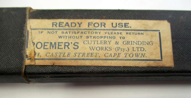 Vintage Keen Edge - Sheffield made straight razor / cut throat razor in box.