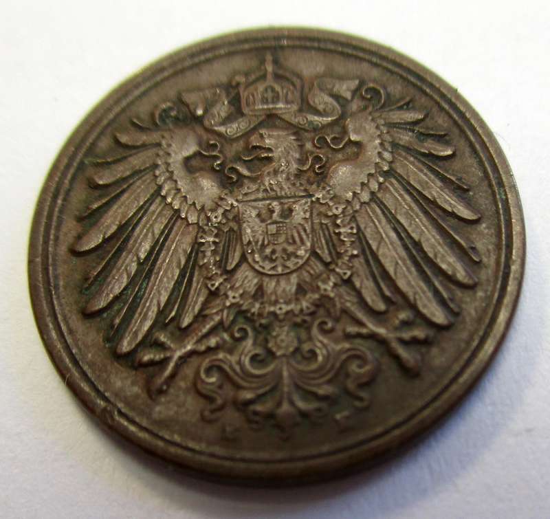 German / Deutsches Reich One Pfennig - 1906