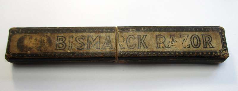 Antique / vintage - Empty Cut Throat Razor Box - Bismarck