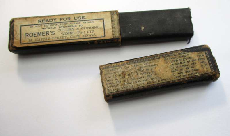 Antique / vintage - Empty Cut Throat Razor Box - Bismarck