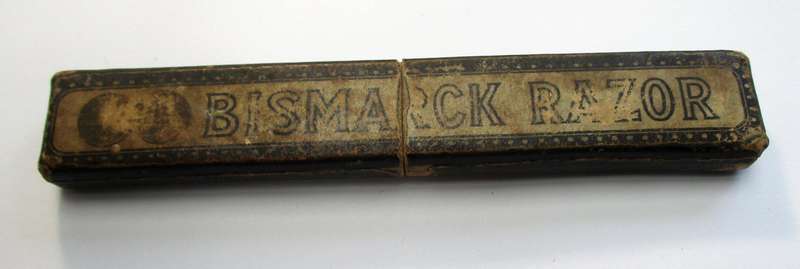 Antique / vintage - Empty Cut Throat Razor Box - Bismarck