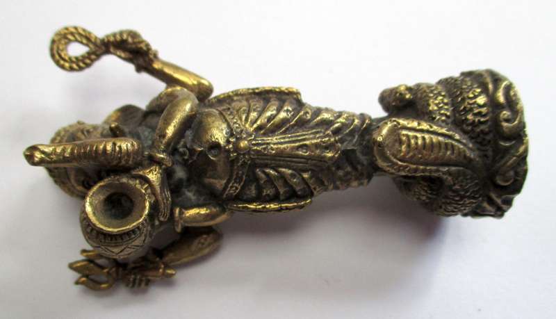 Small brass Ganesha Statue / Shrine Deity