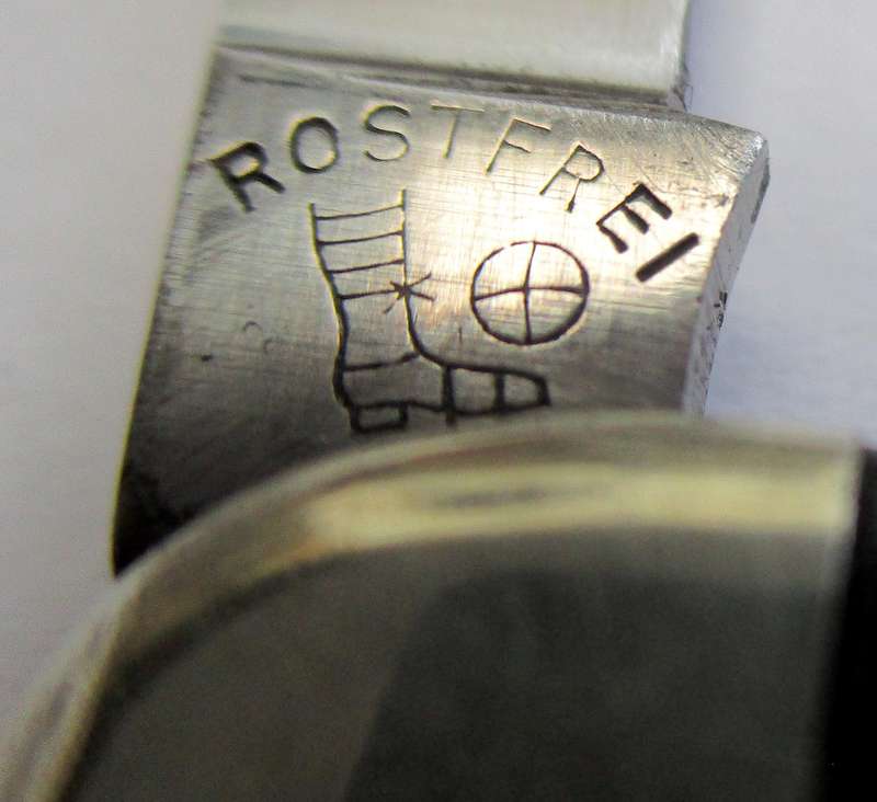 Bonsa Dog Leg pocket knife, small. Made in Solingen, Germany.