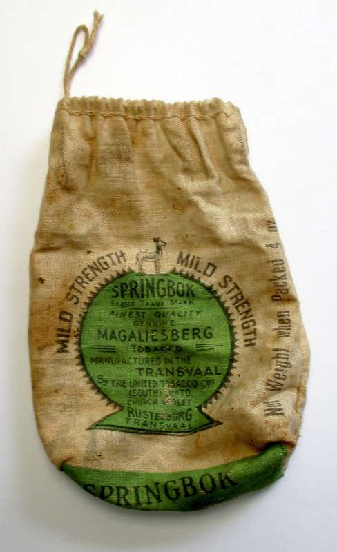 Vintage Springbok Magaliesberg Tobacco Bag, Rustenburg, Transvaal
