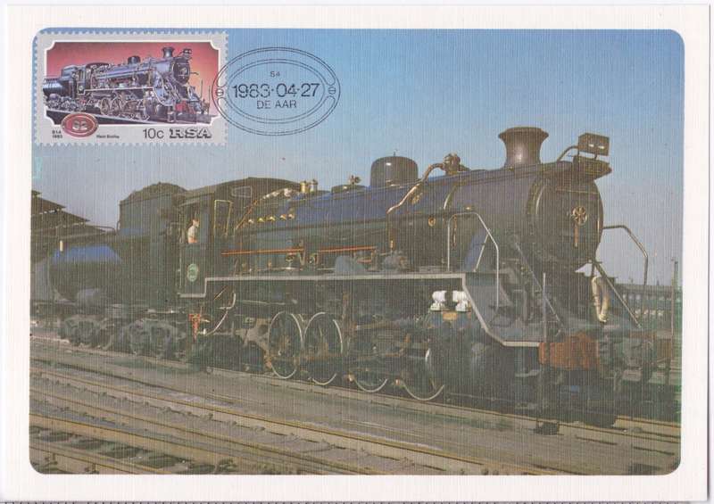 Post Card - RSA - De Aar - Steam Locomotives - 1983