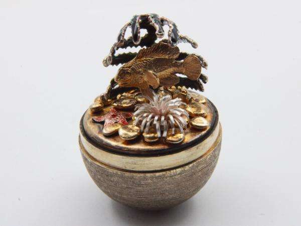 Stuart Devlin Silver 'Surprise' Egg