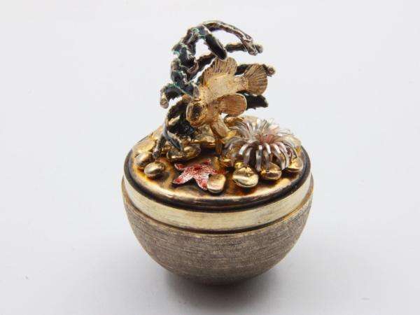 Stuart Devlin Silver 'Surprise' Egg