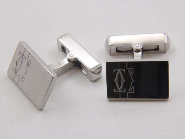 CARTIER STERLING SILVER CUFFLINKS