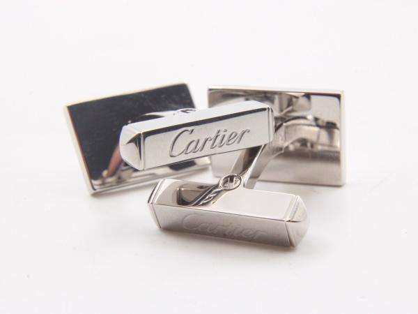 CARTIER STERLING SILVER CUFFLINKS