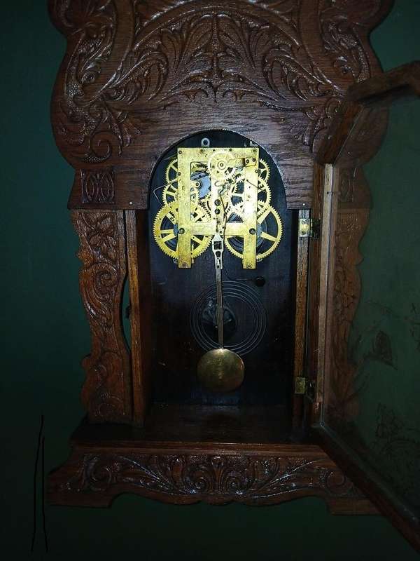 Antique Sessions USA Mechanical Mantel Clock