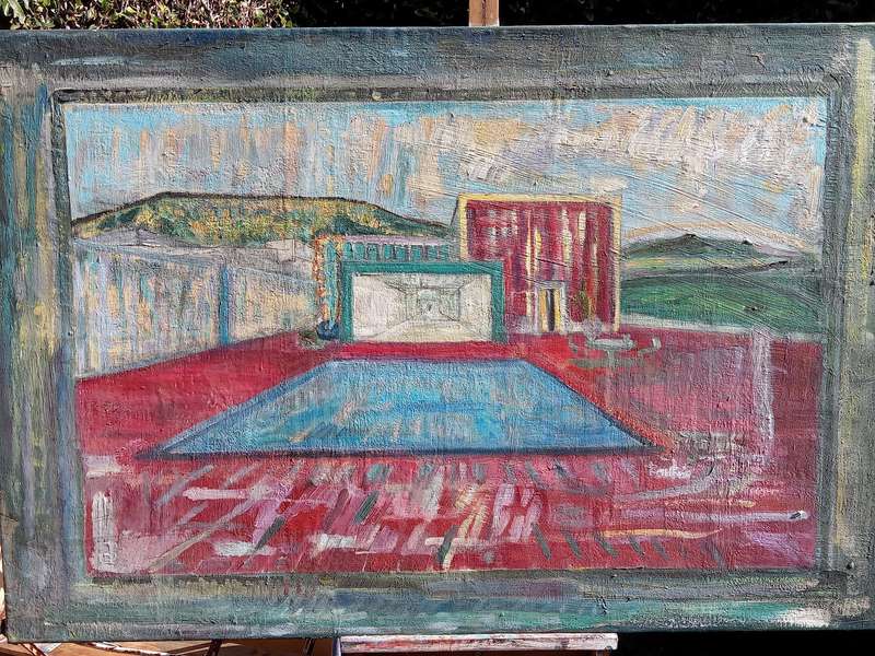 Derek Bernstein oil on canvas
