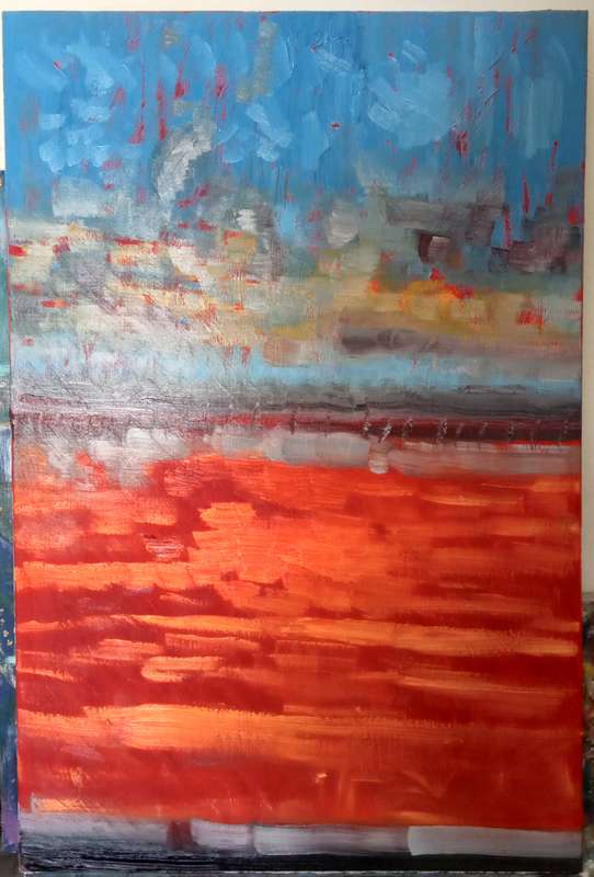 Derek Bernstein oil on canvas