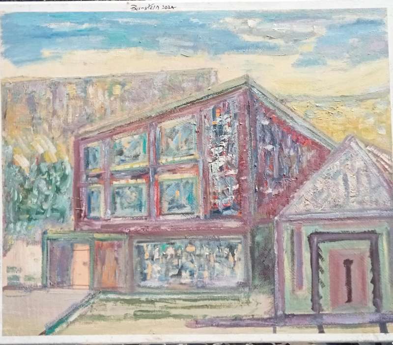 Derek Bernstein oil on canvas