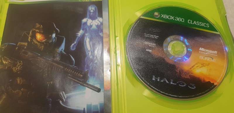 Xbox 360 Halo 3 original disk game in box