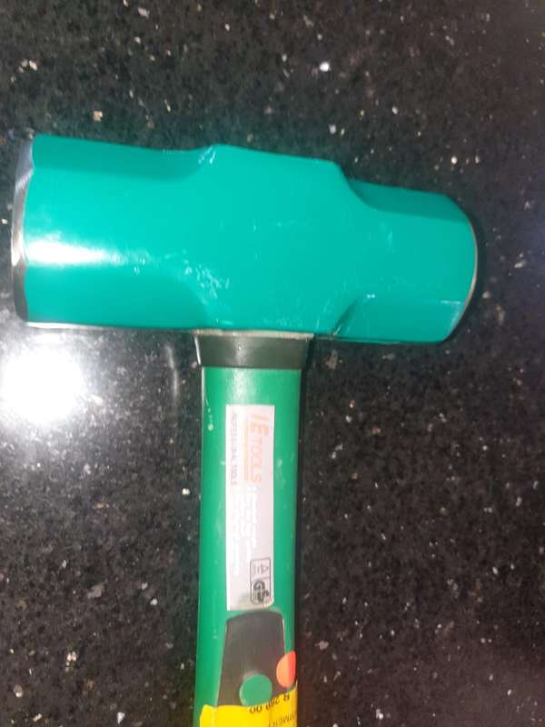6 pound, Brand New, green poly rubber handle Hammer