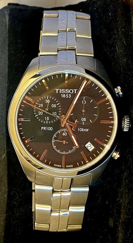 Tissot PR100 Chronogragh Watch with box and booklets