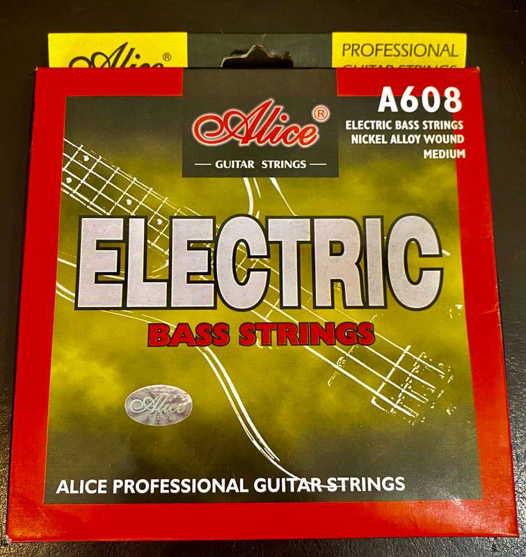 Alice Electric Bass nickel wind 4 string set for bass guitar