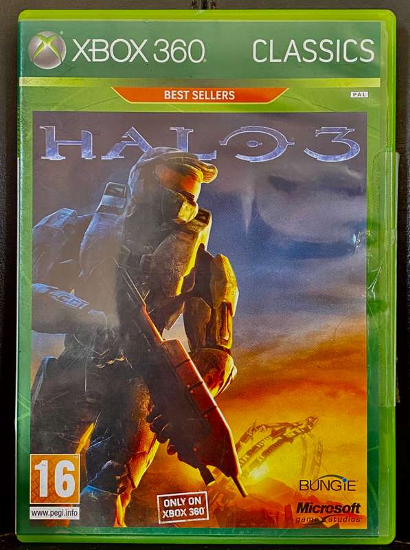 Xbox 360 Halo 3 original disk game in box