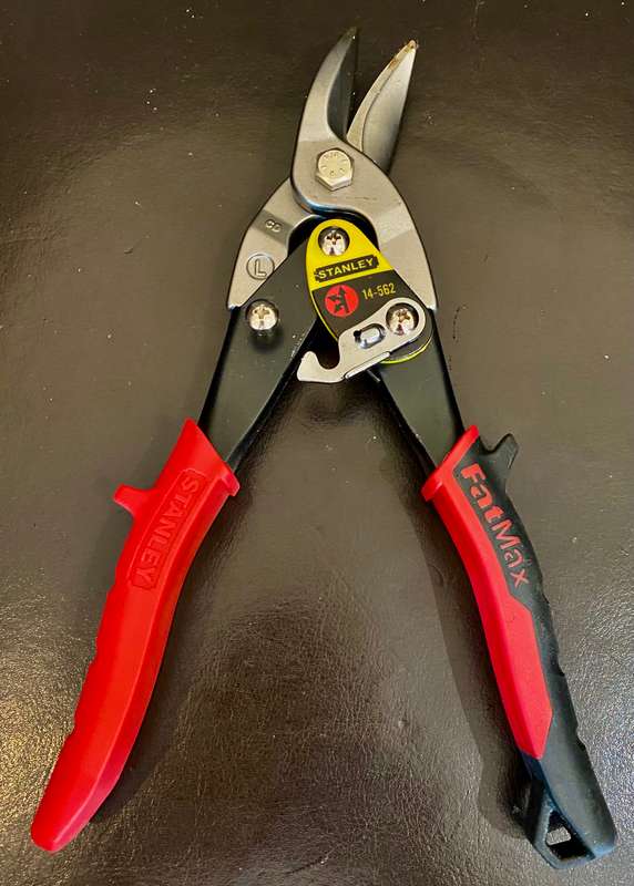 Stanley Fat-max Aviation left cut 254mm tin snips 14-562