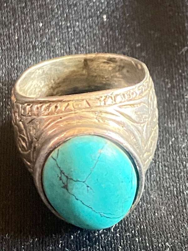Sterling silver and turquoise Ring