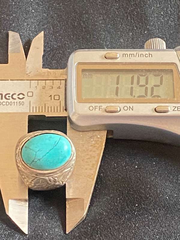 Sterling silver and turquoise Ring