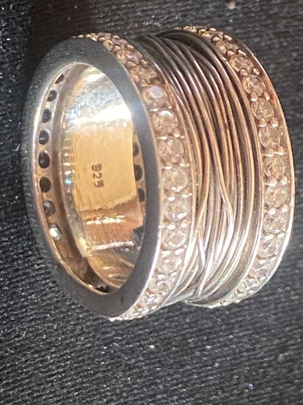 Del Coursy sterling silver designer ring