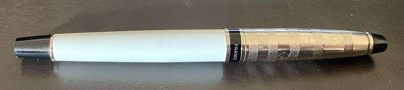 Waterman Expert 3 Deluxe White Chrome Trim Fountain Pen
