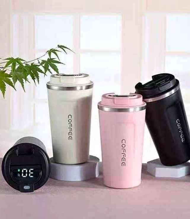 High Vacuum Coffee Mug (With temperature display)