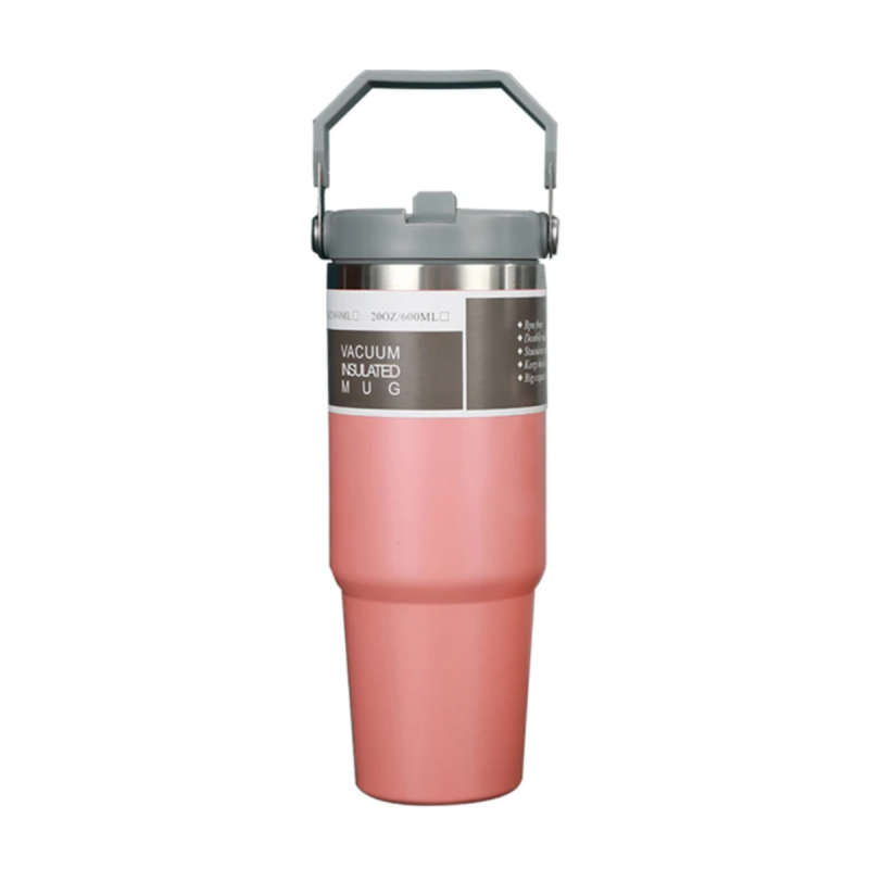 Thermal Insulated Travel Mug with handle  For Cold and Hot Drinks