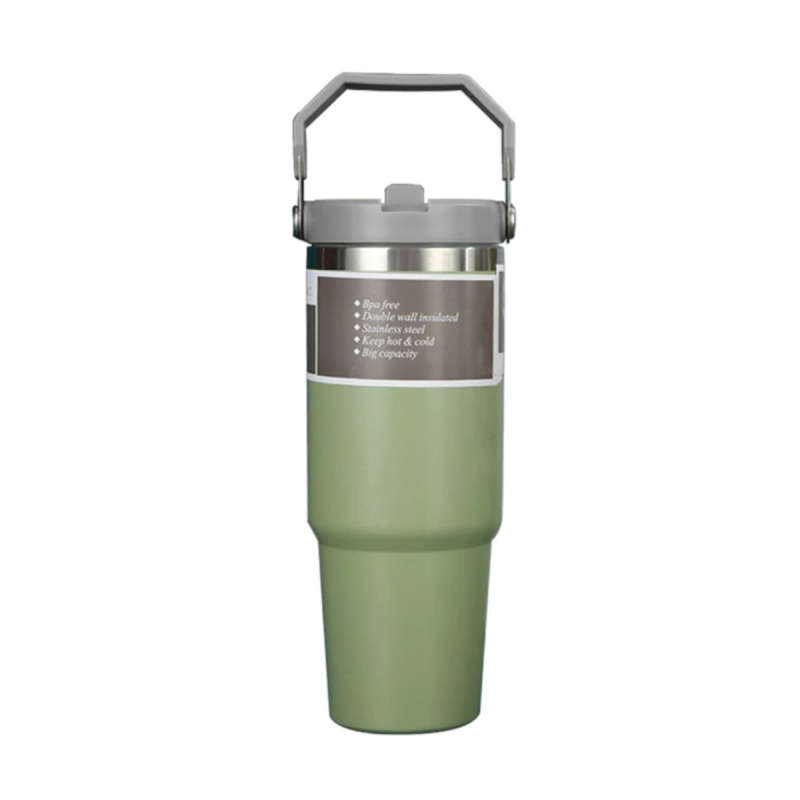 Thermal Insulated Travel Mug with handle  For Cold and Hot Drinks